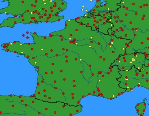 Aéroclub Aubenas Vals Lanas - METAR TAF - France - Allmetsat