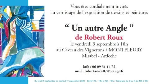 Invitation Vernissage R. ROUX